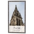 thumbnail image 1 of 7x16 Frame Silver Grey Distressed Solid Wood Picture Frame | 0.75 Inch Moulding Width | Interior, 1 of 8