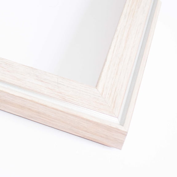 7x16 Frame White Solid Wood Picture Frame Width 1.25 Inches | Interior Frame Depth 0.6875 Inches |