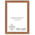 thumbnail image 1 of 7x16 Light Walnut Rustic Pine Picture Frame for Puzzles Posters Photos or Artwork, 1 of 4