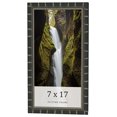 thumbnail image 1 of 7x17 Frame Black Bamboo Solid Wood Picture Frame Width 1.5 Inches | Interior Frame Depth 0.5 Inches, 1 of 8