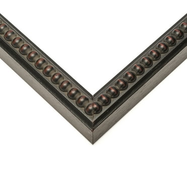 7x17 Frame Black Real Wood Picture Frame Width 1 inches | Interior Frame Depth 1 inches | Black