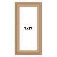 thumbnail image 1 of 7x17 Frame Charleston Honey Brown Solid Wood Picture Frame Width 1.75 Inches | Interior Depth 0.5, 1 of 8