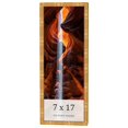 thumbnail image 1 of 7x17 Frame Gold Bamboo Solid Wood Picture Frame | 1 Inch Moulding Width | Interior Frame Depth 0.75, 1 of 8