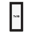 thumbnail image 1 of 7x18 Shadow Box Black Solid Wood Display Picture Frame | 1 Inch Rabbet Depth | | 1.375 Inch, 1 of 4