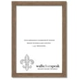 thumbnail image 1 of 7x19 Brown Barnwood Picture Frame for Puzzles Posters Photos or Artwork, 1 of 4