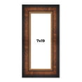 thumbnail image 1 of 7x19 Frame Brown Walnut Gold Ornate Trim Solid Wood Plein Air Picture Frame | 3 Inch Moulding Width, 1 of 8