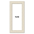 thumbnail image 1 of 7x19 Frame White Real Wood Picture Frame Width 1.75 inches | Interior Frame Depth 0.5 inches |, 1 of 8