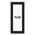 thumbnail image 1 of 7x19 Shadow Box Black Solid Wood Display Picture Frame | 1 Inch Rabbet Depth | | 1.375 Inch, 1 of 4