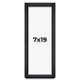thumbnail image 1 of 7x19 Shadow Box Frame Black | 1 Inches Deep Real Wood Farmhouse Shadowbox Display Frame | UV, 1 of 6