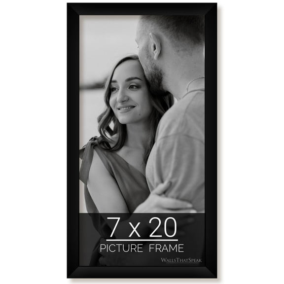 7x20 Black Picture Frame for Puzzles Posters Photos or Artwork