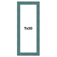 thumbnail image 1 of 7x20 Frame Blue Rustic Barnwood Solid Wood Picture Frame Width 1.25 Inches | Interior Depth 0.5, 1 of 8