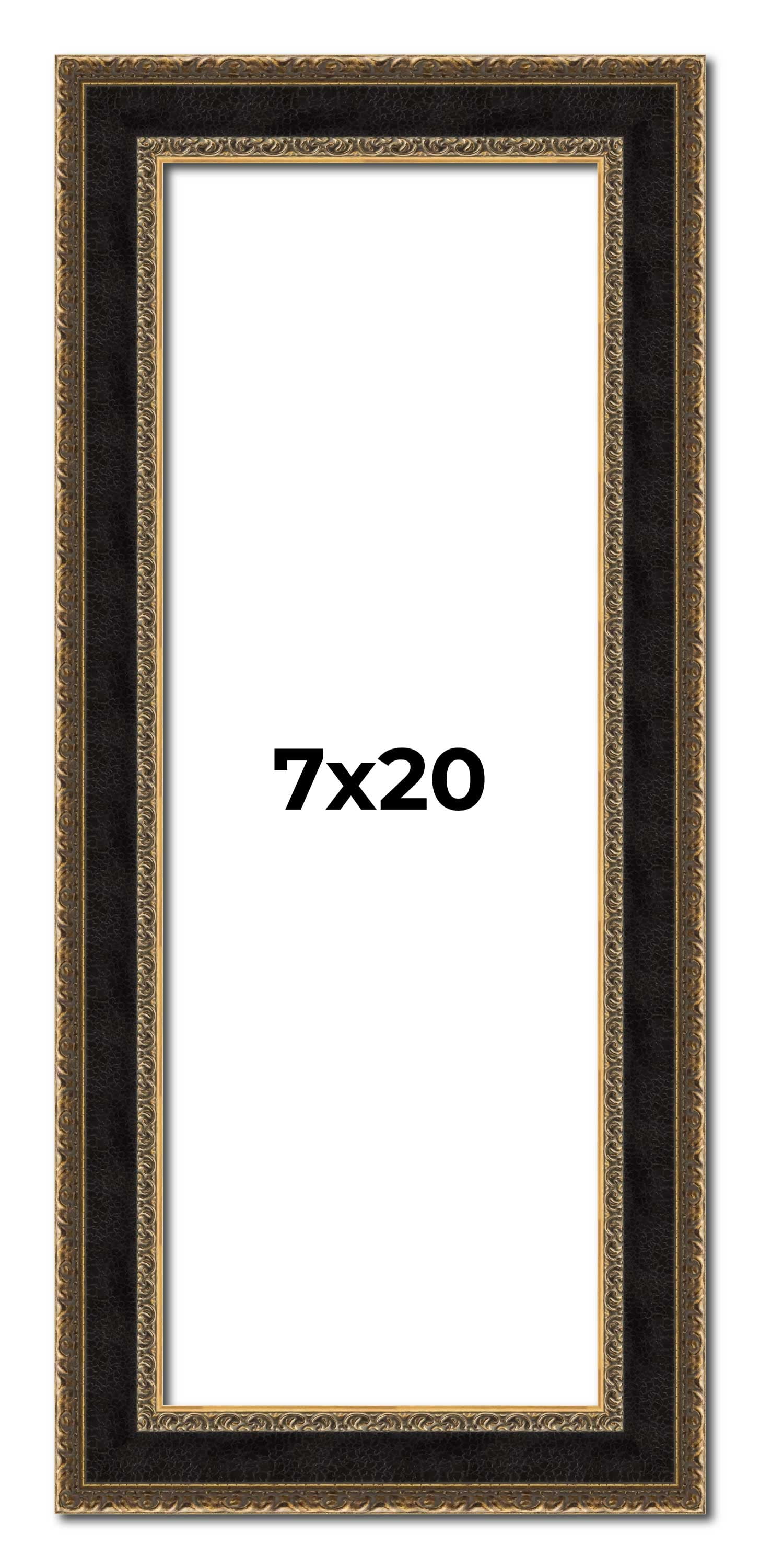 7x20 Frame Gold Antique Vintage Sold Wood Picture Frame | 1.75 Inch ...