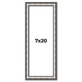 thumbnail image 1 of 7x20 Frame Silver Real Wood Picture Frame Width 1.125 Inches | Interior Frame Depth 0.5 Inches |, 1 of 8