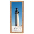 thumbnail image 1 of 7x21 Frame Beige Real Wood Picture Frame Width 1.25 inches | Interior Frame Depth 0.5 inches |, 1 of 8