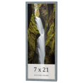thumbnail image 1 of 7x21 Frame Blue Scuffed Farm Board Solid Wood Picture Frame Width 0.75 Inches | Interior Depth 0.5, 1 of 8