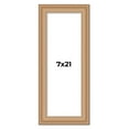 thumbnail image 1 of 7x21 Frame Charleston Honey Brown Solid Wood Picture Frame Width 1.75 Inches | Interior Depth 0.5, 1 of 8
