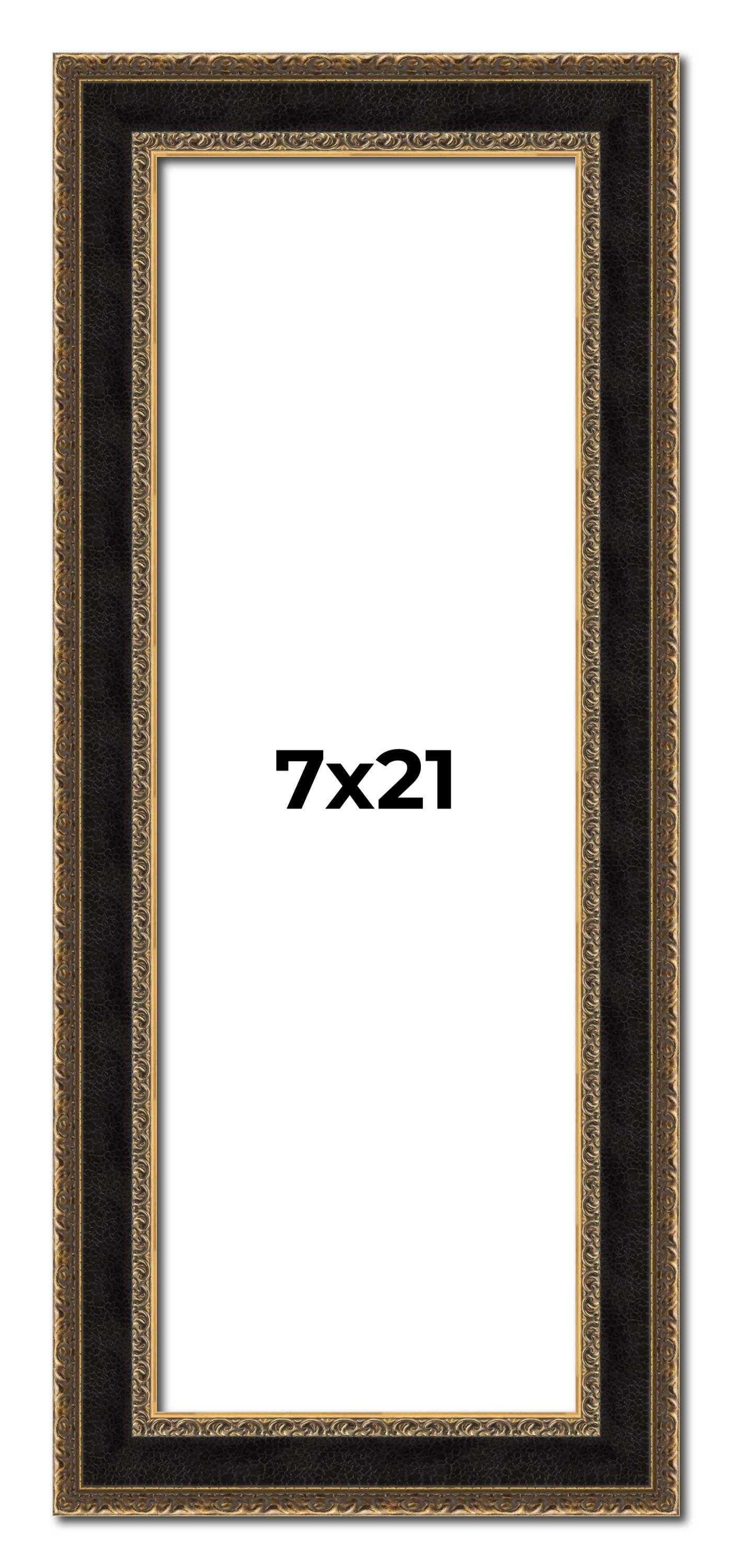 7x21 Frame Gold Antique Vintage Sold Wood Picture Frame | 1.75 Inch ...