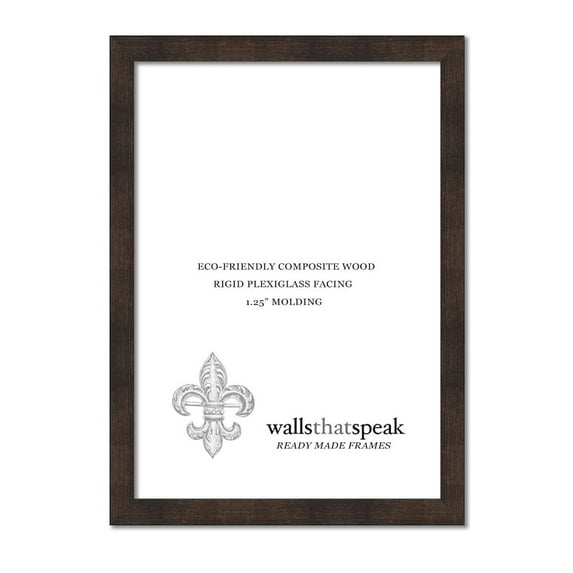 7x22 Espresso Brown Picture Frame for Puzzles Posters Photos or Artwork