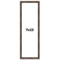 thumbnail image 1 of 7x23 Frame Brown Bamboo with Dark Coffee/Walnut Finish | Solid Wood Picture Frame Width 0.75 Inches, 1 of 8