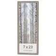 thumbnail image 1 of 7x23 Frame Grey Solid Wood Picture Frame Width 1 Inches | Interior Frame Depth 0.5 Inches |, 1 of 8