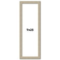 thumbnail image 1 of 7x23 Frame Grey Solid Wood Picture Frame Width 1 Inches | Interior Frame Depth 0.5 Inches |, 1 of 8