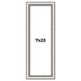 thumbnail image 1 of 7x23 Frame Silver Real Wood Picture Frame Width 1.25 Inches | Interior Frame Depth 0.5 Inches |, 1 of 8