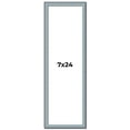thumbnail image 1 of 7x24 Frame Rustic Sky Blue Solid Wood Picture Frame | 0.75 Inch Moulding Width |Includes UV Acrylic, 1 of 8