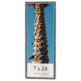 thumbnail image 1 of 7x24 Frame Silver Grey Distressed Solid Wood Picture Frame | 0.75 Inch Moulding Width | Interior, 1 of 8
