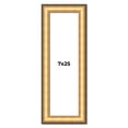 thumbnail image 1 of 7x25 Frame Gold Plein Aire Solid Wood Picture Frame Width 2 Inches | Interior Frame Depth 0.5, 1 of 8