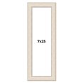 thumbnail image 1 of 7x25 Frame White Real Wood Picture Frame Width 1.75 inches | Interior Frame Depth 0.5 inches |, 1 of 8