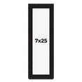 thumbnail image 1 of 7x25 Shadow Box Black Solid Wood Display Picture Frame | 1 Inch Rabbet Depth | | 1.375 Inch, 1 of 4