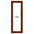 thumbnail image 1 of 7x25 Walnut Brown Veneer Real Wood Picture Frame Width 1.75 inches | Interior Frame Depth 0.5, 1 of 8