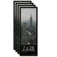thumbnail image 1 of 7x28 Black Picture Frame for Puzzles Posters Photos or Artwork, Set of 4, 1 of 5