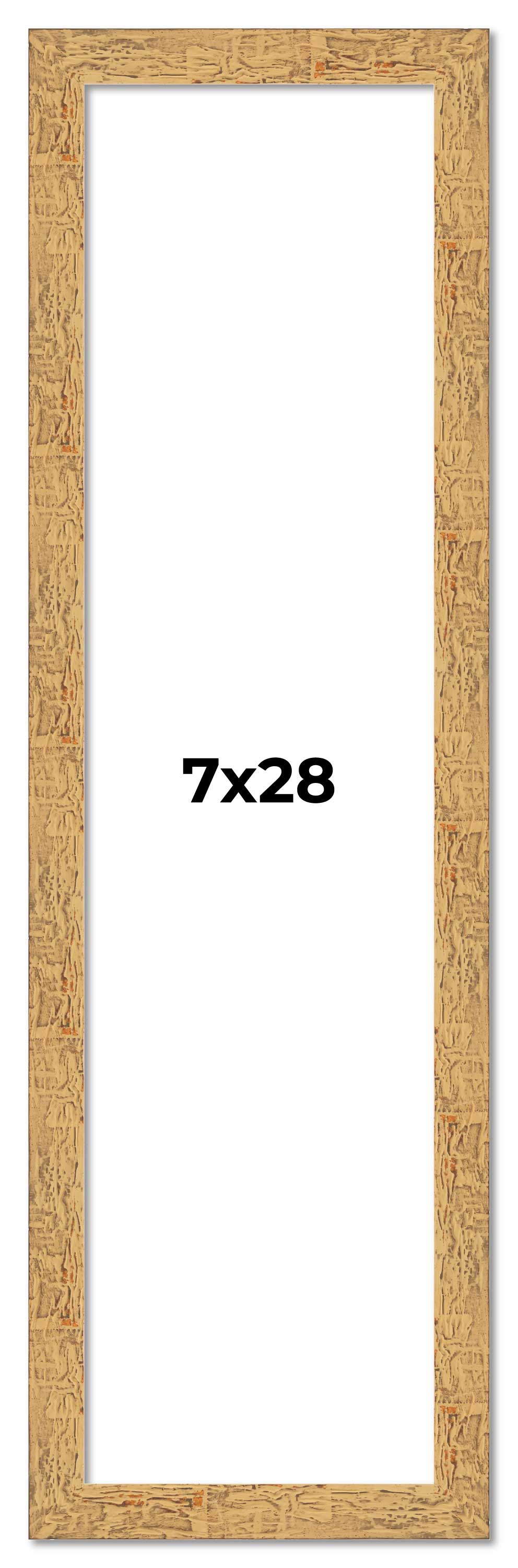 7x28 Frame Beige Real Wood Picture Frame Width 1.25 inches | Interior ...