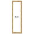 thumbnail image 1 of 7x28 Frame Beige Real Wood Picture Frame Width 1.25 inches | Interior Frame Depth 0.5 inches |, 1 of 8