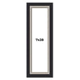 thumbnail image 1 of 7x28 Frame Black Real Wood Picture Frame Width 2.25 Inches | Interior Frame Depth 0.5 Inches |, 1 of 8