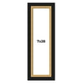 thumbnail image 1 of 7x28 Frame Gold Real Wood Picture Frame Width 2.25 Inches | Interior Frame Depth 0.5 Inches |, 1 of 8