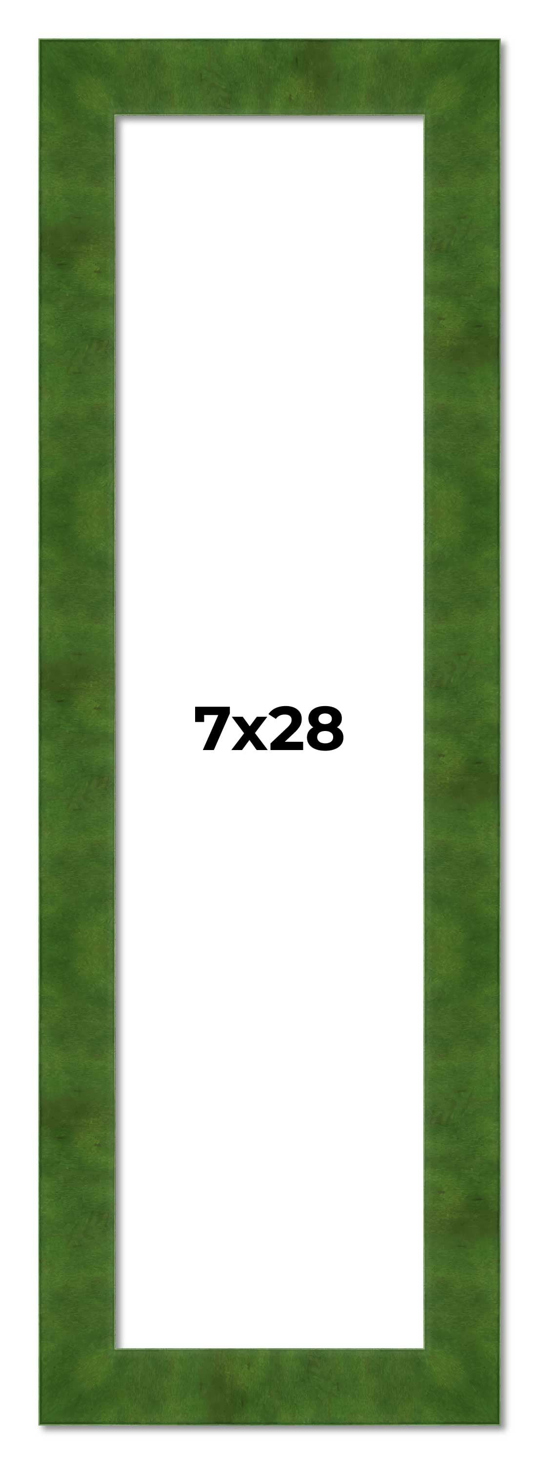 7x28 Frame Green Burl Solid Wood Picture Frame | 1.75 Inches Moulding ...