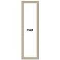 thumbnail image 1 of 7x28 Frame Grey Solid Wood Picture Frame Width 1 Inches | Interior Frame Depth 0.5 Inches |, 1 of 8