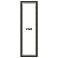 thumbnail image 1 of 7x28 Frame Silver Real Wood Picture Frame Width 1.25 Inches | Interior Frame Depth 0.75 Inches |, 1 of 8