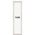 thumbnail image 1 of 7x28 Frame White Wheat Solid Wood Picture Frame | Moulding Width 0.75 Inches | Interior Depth 0.5, 1 of 8