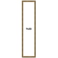 thumbnail image 1 of 7x33 Frame Gold Solid Wood Picture Frame - Complete Modern Photo Frame Includes UV Acrylic, 1 of 8