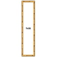thumbnail image 1 of 7x35 Frame Gold Bamboo Picture Frame - Complete Modern Photo Frame Includes UV Acrylic Shatter, 1 of 8