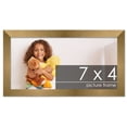 thumbnail image 1 of 7x4 Gold Bronze Wood Picture Frame - UV Acrylic, Foam Board Backing, Hanging Hardware, 1 of 9