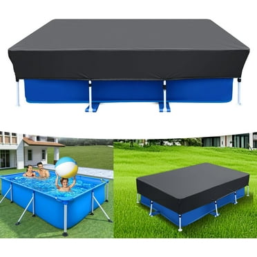11x7.5ft Rectangular Pool Liner Pad - Heavy Duty Felt Mat For Above Ground Swimming Pools
