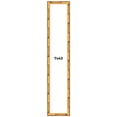 thumbnail image 1 of 7x43 Frame Gold Bamboo Picture Frame - Complete Modern Photo Frame Includes UV Acrylic Shatter, 1 of 8