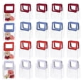 thumbnail image 1 of 7x4x8" Clear Gift Bags with Handles Reusable Mini Transparent Gift Wrap Bag, 24 Pack, 1 of 6
