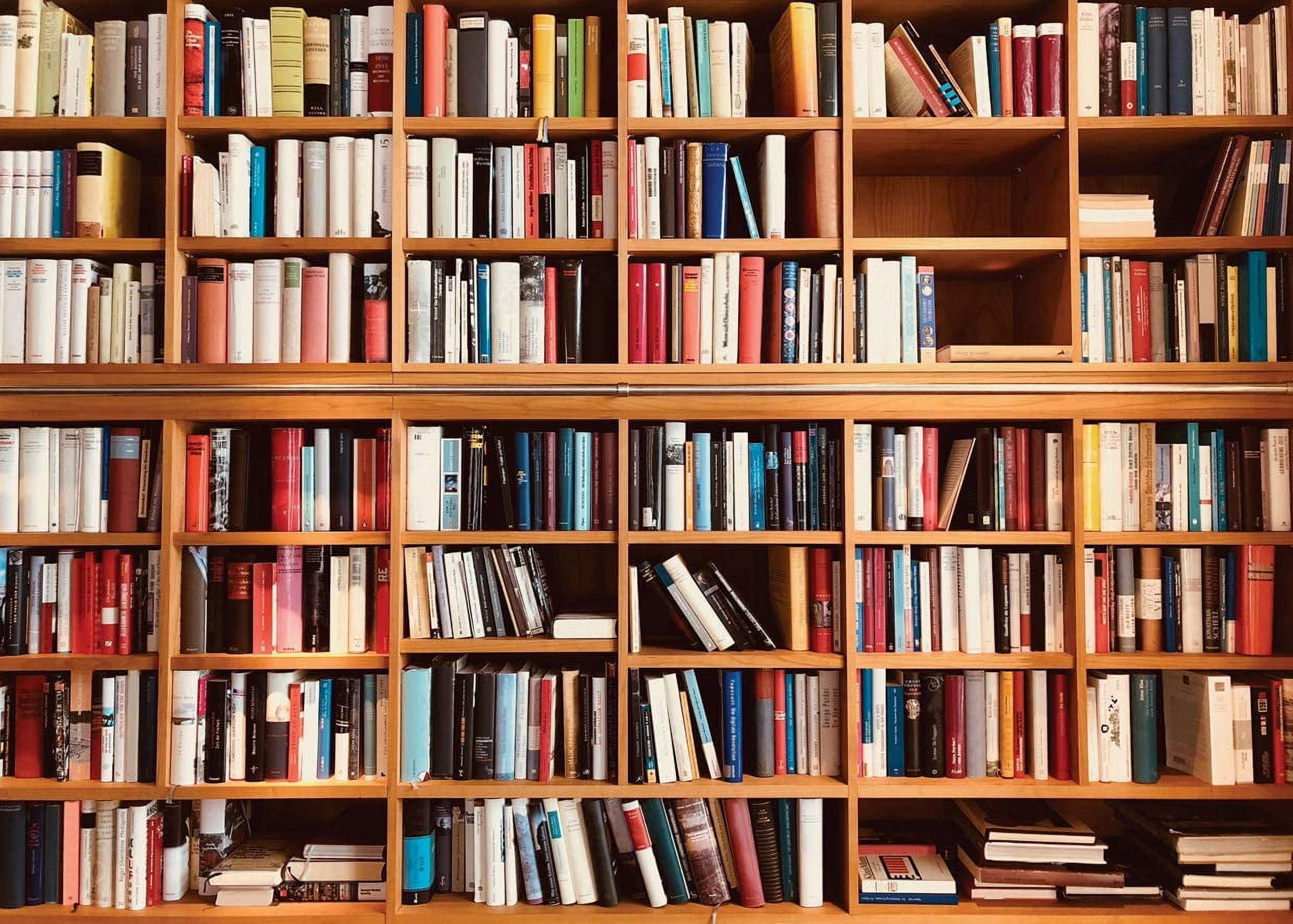 7x5FT Bookcase Photography Backdrop School Library Study Bookshelf Scene Children Photography