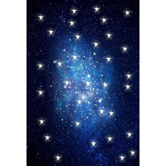7x5FT Starry Sky Stars Backdrops Cartoon Night Dreamy Universe Galaxy Background Photography Studio Props Baby Newborn Birthday Party Decorations Banner Supplies Photo Booth Props