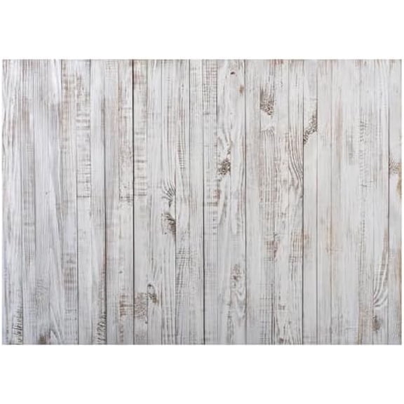 7x5FT Vintage Wood Backdrop Retro Rustic White Gray Wooden Floor Backdrops for Photography Kids Adult Photo Booth Video Shoot Vinyl Studio Prop 11890
